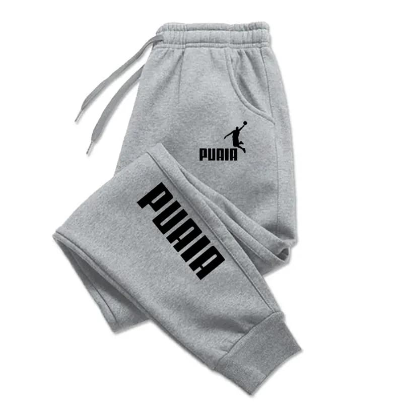 PUAIA-Pantalon de dehors Imprimé pour Homme, Jogging, Fitness, Aadt Fit, Vêtements Solides, Tenue de