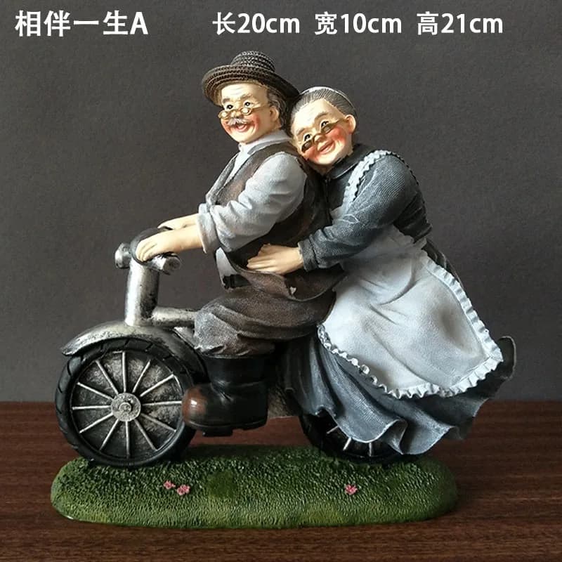 Décorations de maison pour vieil homme, cadeau d'amour, ornement pour grand-père et grand-mère, déco