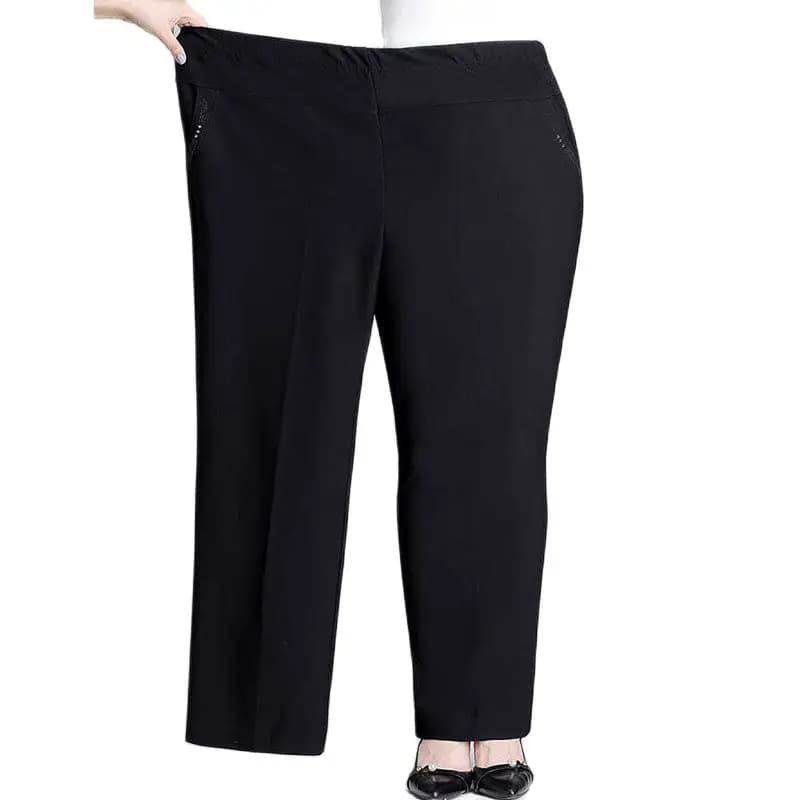 Pantalon femme printemps automne taille élastique pantalons décontractés velours chaud hiver pantalo