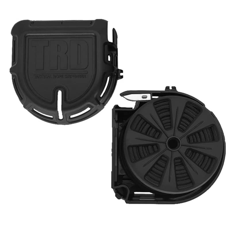 Distributeur de corde tactique pour l'extérieur, fil Trd, outil de coupe rapide, boîte de rangement 