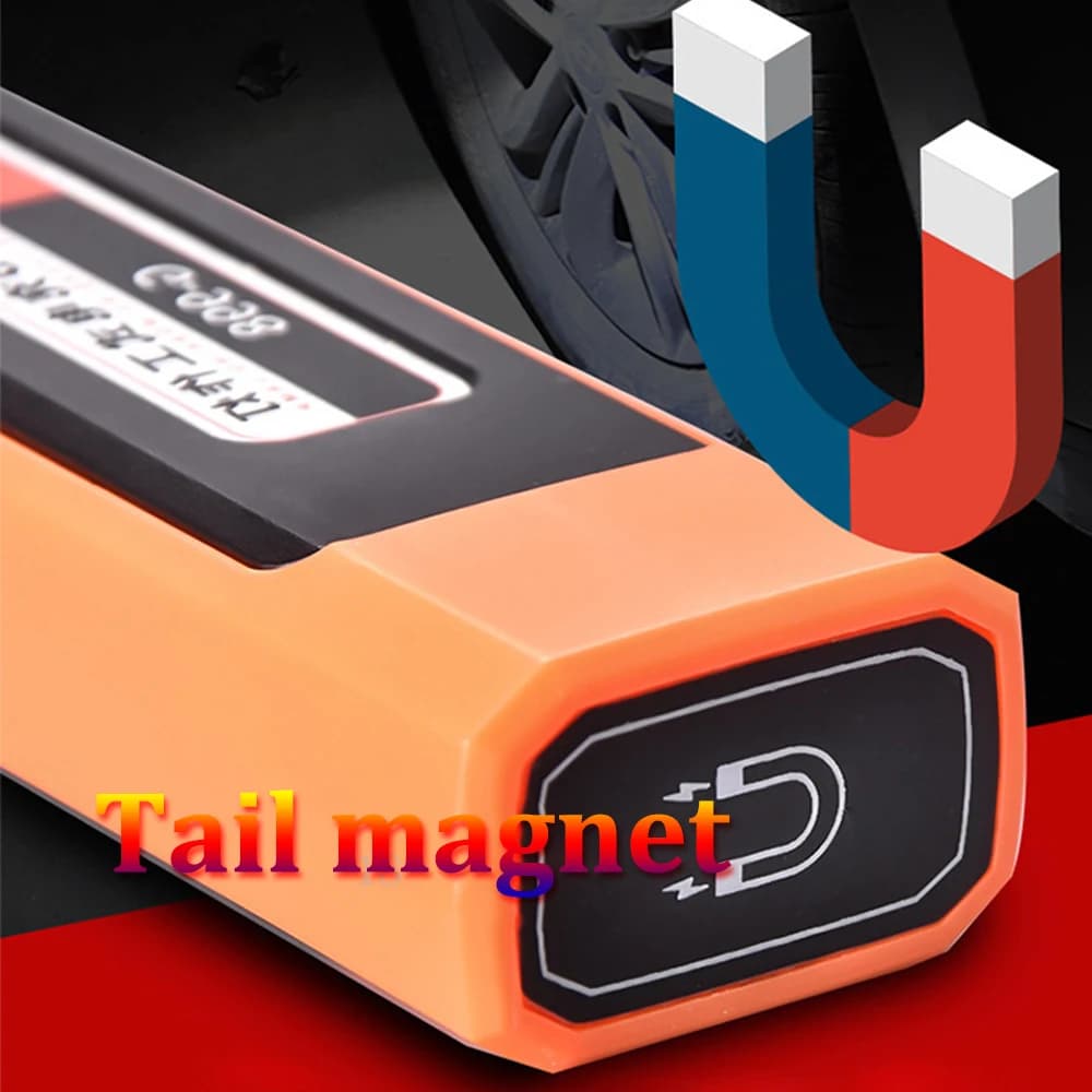 Lampe de travail LED COB injuste, lampe de mécanicien de garage de voiture, lampe de poche aste USB,