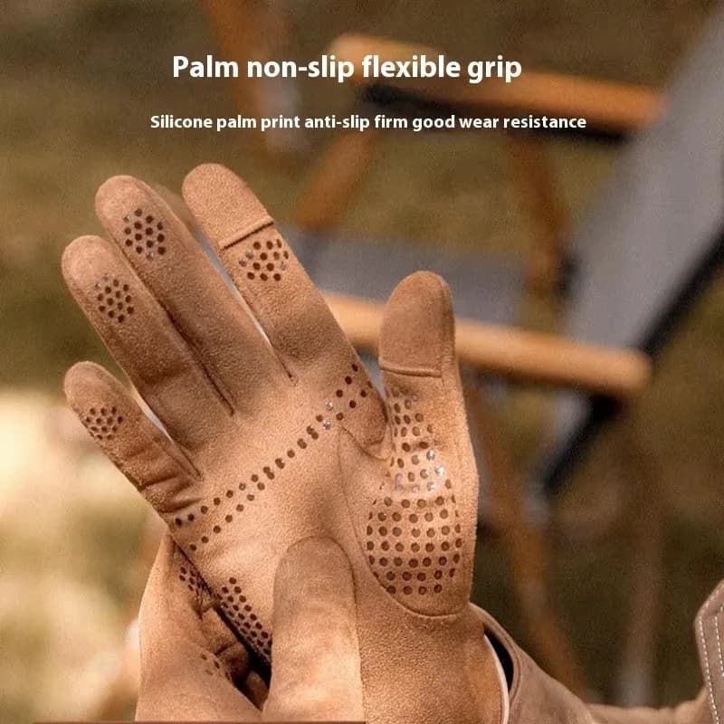 Gants chauds d'hiver pour hommes, cyclisme en plein air et conduite, gants épais et antidérapants po