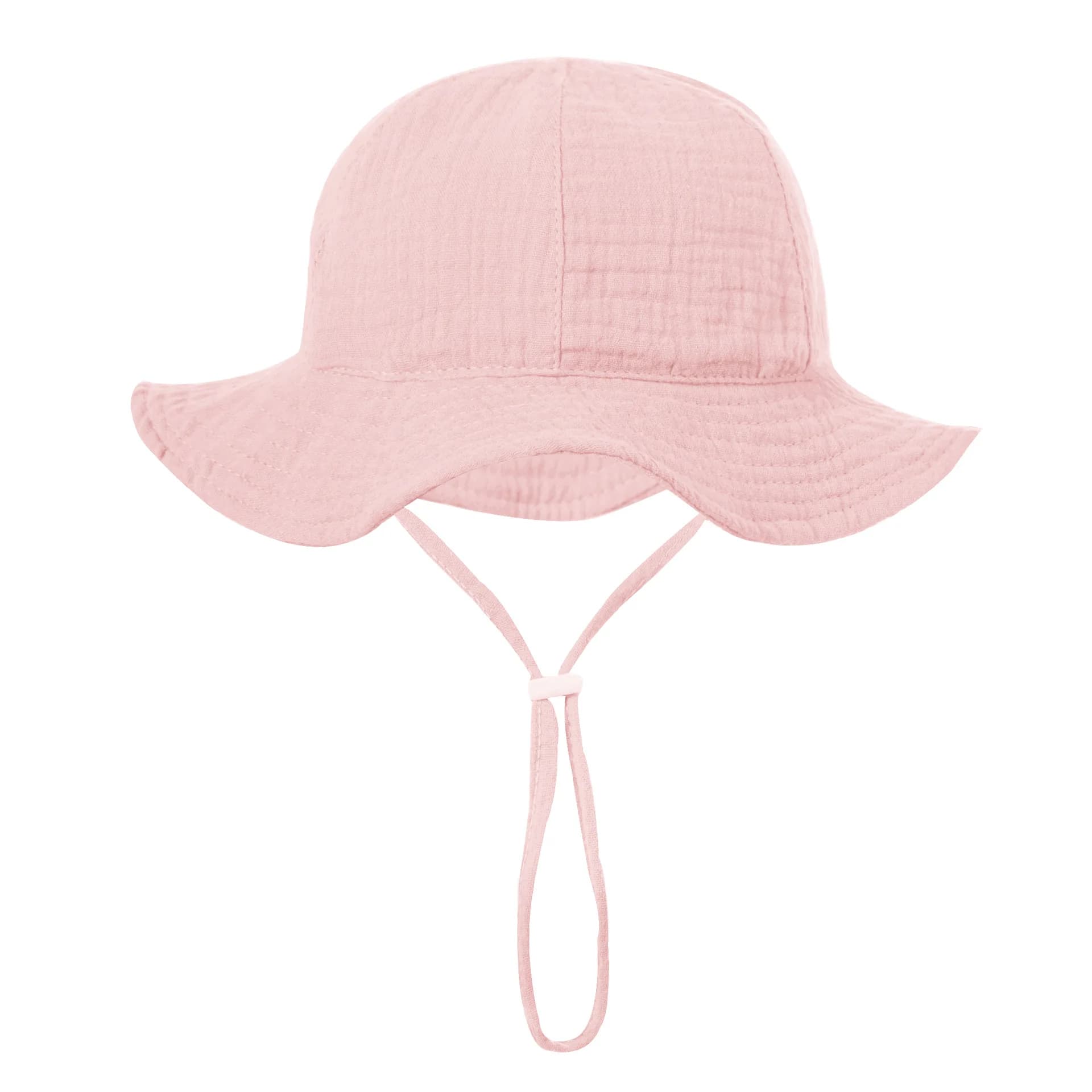 Chapeau seau en coton pour bébé, nouveaux enfants, protection solaire, casquettes d'extérieur, garço