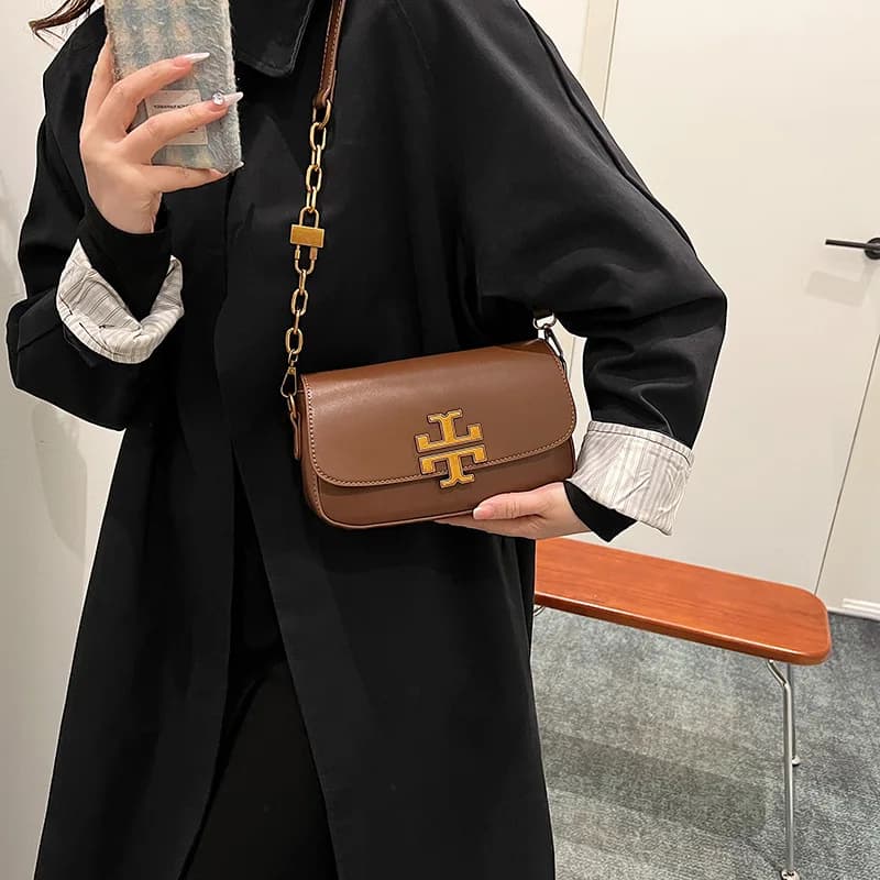 Nouveau sac à bandoulière carré vintage haut de gamme pour femme, sac à main polyvalent 2-en-1 avec 