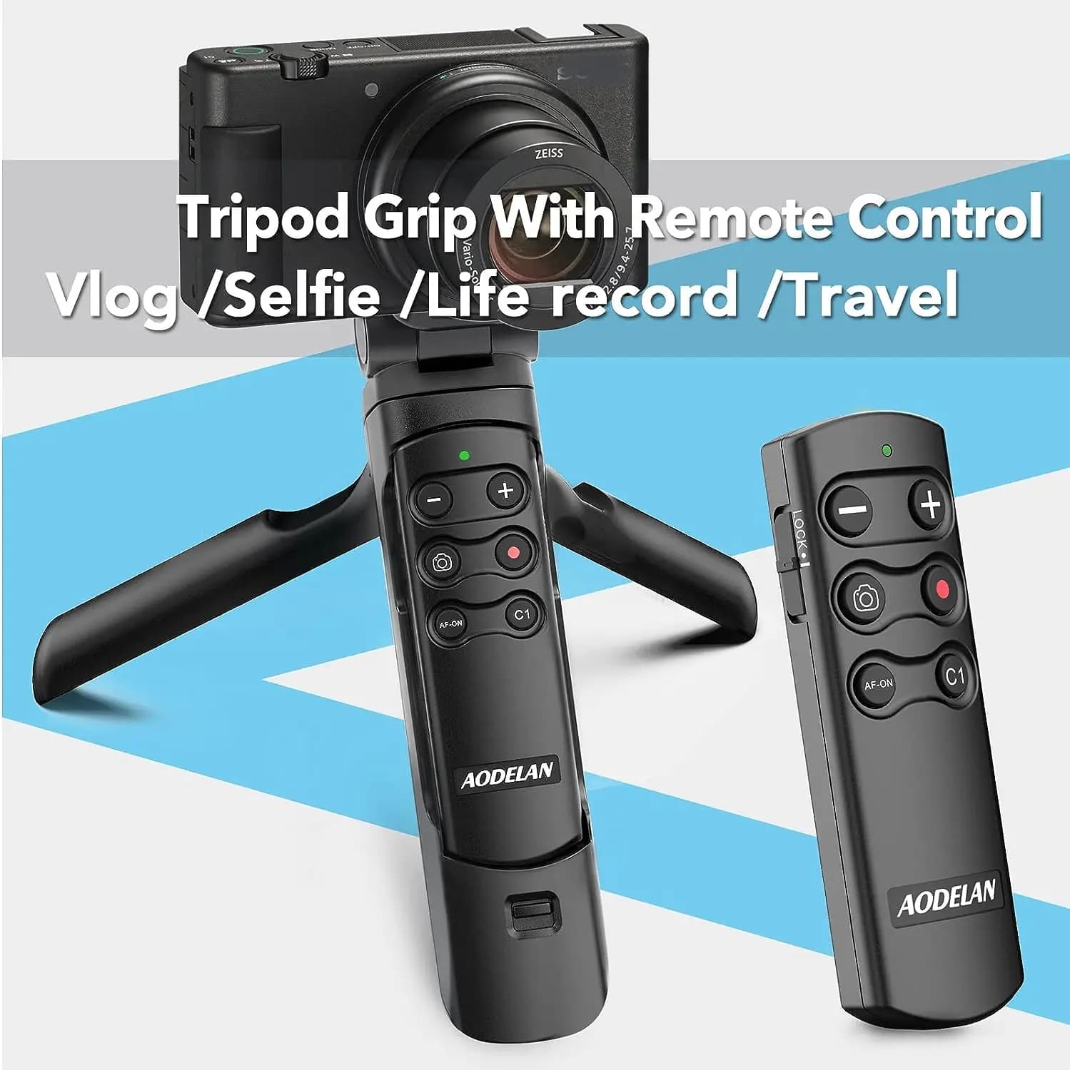 AODELAN trépied de prise de vue sans fil pour Sony avec télécommande d'appareil photo pour toujours,