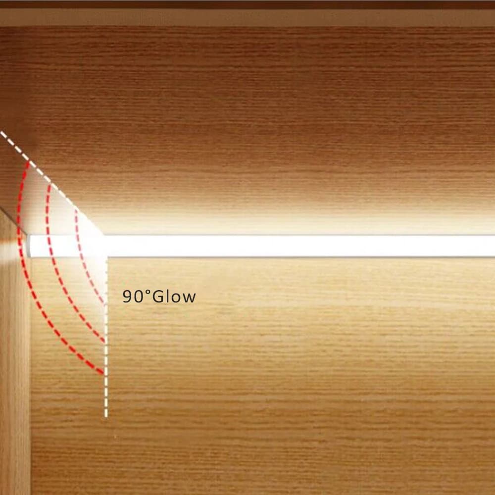 Profilé aluminium pour éclairage LED, 50CM, 8mm, 10mm, forme en V, boîtier noir et argent, décor de 