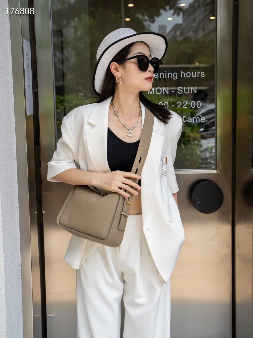 Nouveau Sac à Main de Luxe en Cuir Véritable pour Femme, Sac Bandoulière et Sac Fourre-tout Grande C