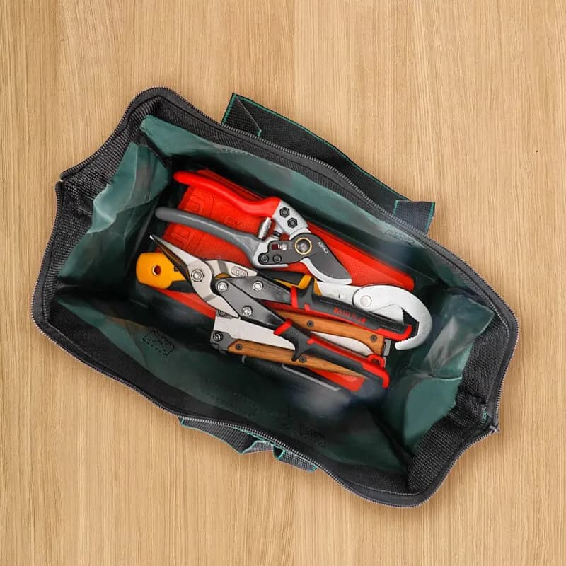 AIRAJ 13 Pouce Outil Sac Électricien Multifonctionnel Forte Durable Oxford Épaissie Bois De Stockage