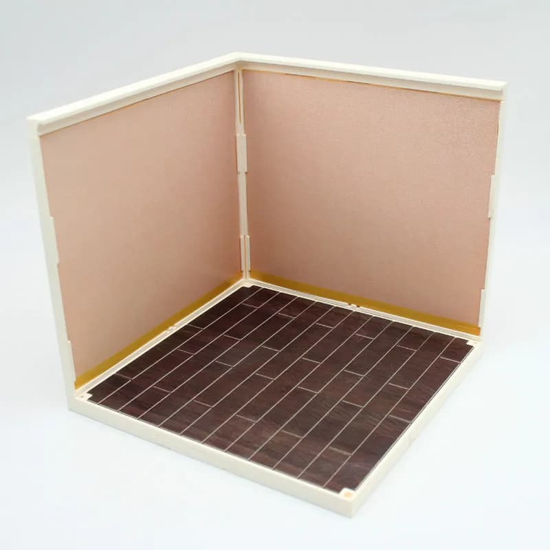Maison de poupée Mini cabine murale sols 1 ensemble jouets de bricolage faits à la main scènes minia