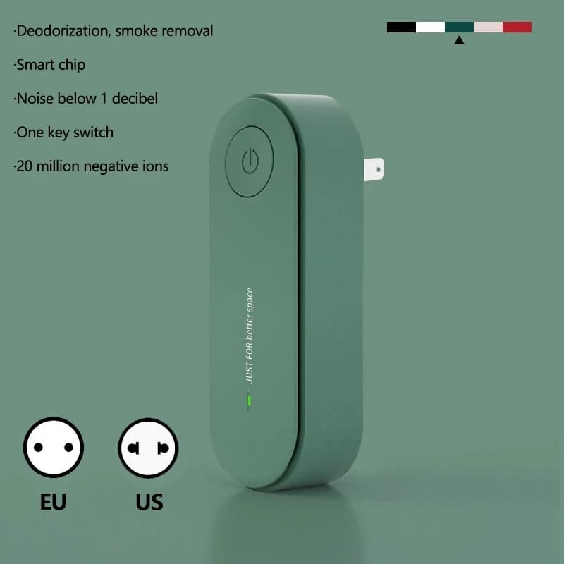Nouveau purificateur d'air Portable Anion Purification de l'air désodorisant ioniseur nettoyant pous