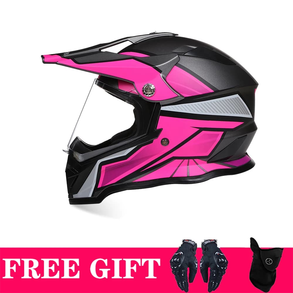 Casque de moto tout-terrain, casque approuvé DOT ECE, casque de vélo de descente, AM, DH, puzzles de