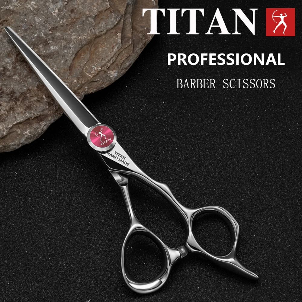 TITAN ciseaux de coiffeur professionnels ciseaux de coiffeur coupe de cheveux ensemble d'amincisseme