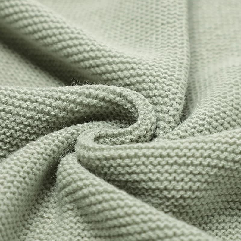 Couvertures tricotées pour bébé garçon, literie de berceau, couette à carreaux pour filles, 90x70cm,