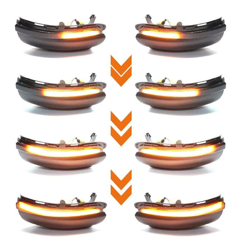 Clignotant dynamique pour rétroviseur latéral, pour VW Volkswagen Golf MK6 GTI 6 R Line VI R20, clig