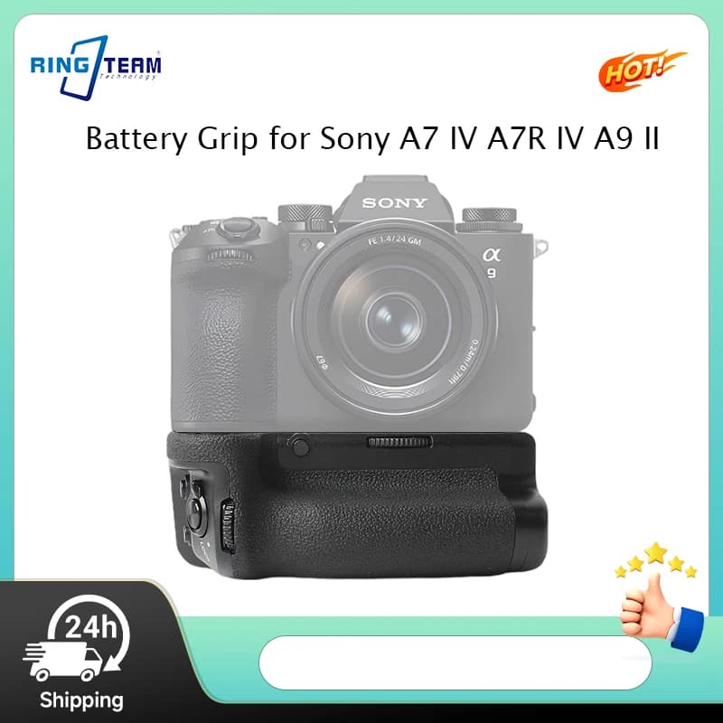 Poignée de batterie VG-C4EM pour appareils photo Sony A7 IV A7R IV A9 II A7M4 A7R4 A92 A7IV A7RIV A9