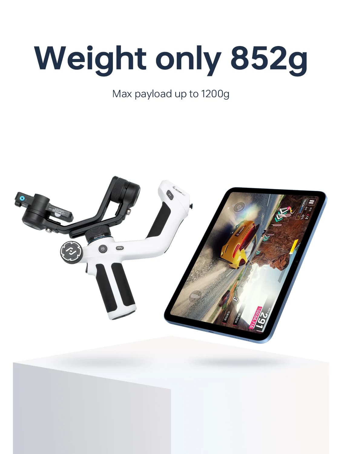 FeiyuModule SCORP Mini 2 pour caméra sans miroir, stabilisateur 3 axes pour Sony/GoPro/iPhone, suivi