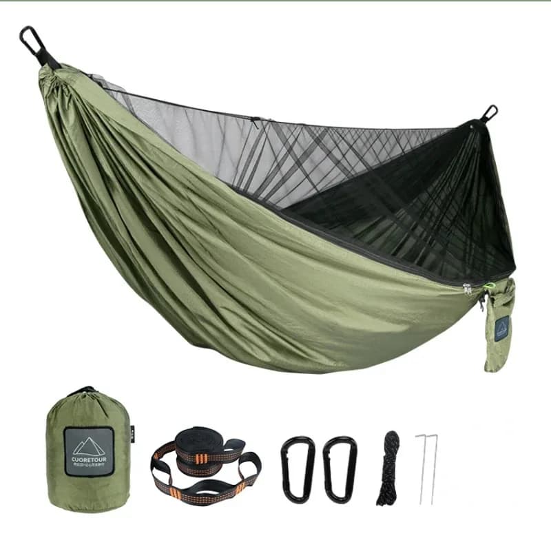 Moustiquaire Portable à installation rapide, hamac de Camping, lit suspendu d'extérieur, balançoire 