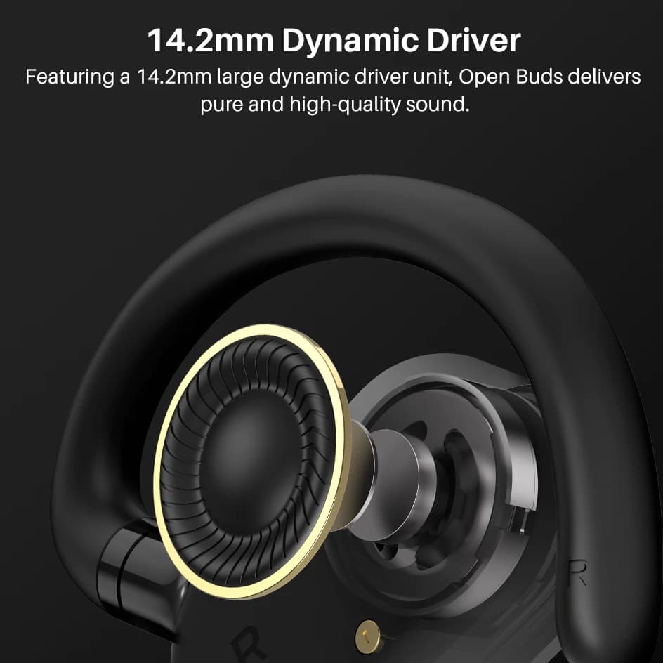 TOZO OpenBuds OWS Bluetooth 5.3 écouteurs oreille ouverte casque sans fil écouteurs appels cristalli