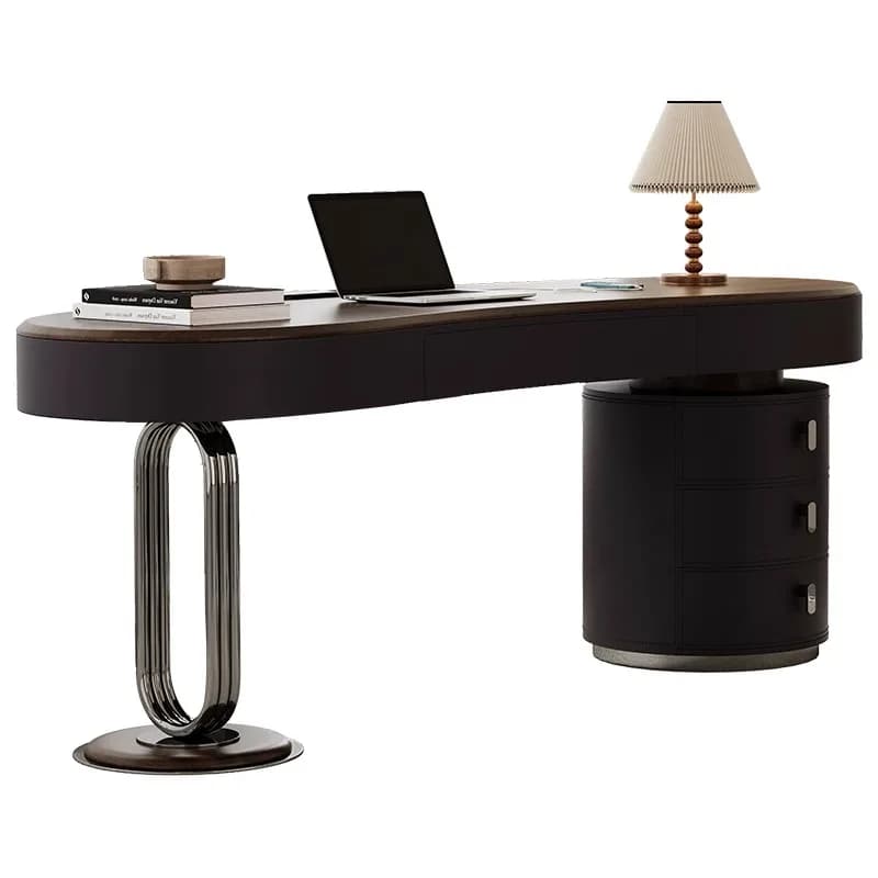 Bureaux d'ordinateur de rangement modernes de luxe élégant ordinateur portable adulte bureau de jeu 