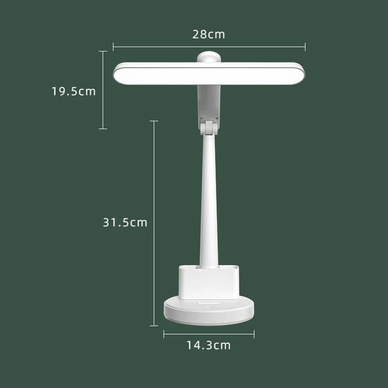 Lampe de Table LED Rechargeable pliable, Protection des yeux, pour enfants étudiants, lampe de burea