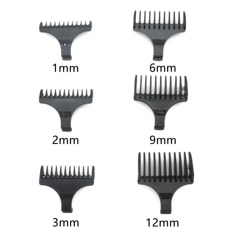 Pour Kemei KM-5027 1949 5098 9163 5021 Etc. Tondeuse à cheveux limite peigne universel noir gardes c