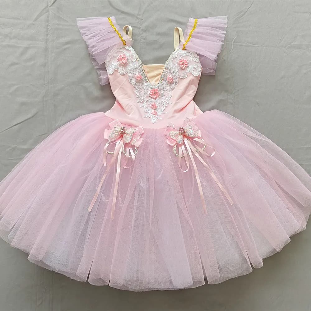 Jupe de ballet pour enfants, jupe de danse pour filles, programme de danse sur campus, costume de da