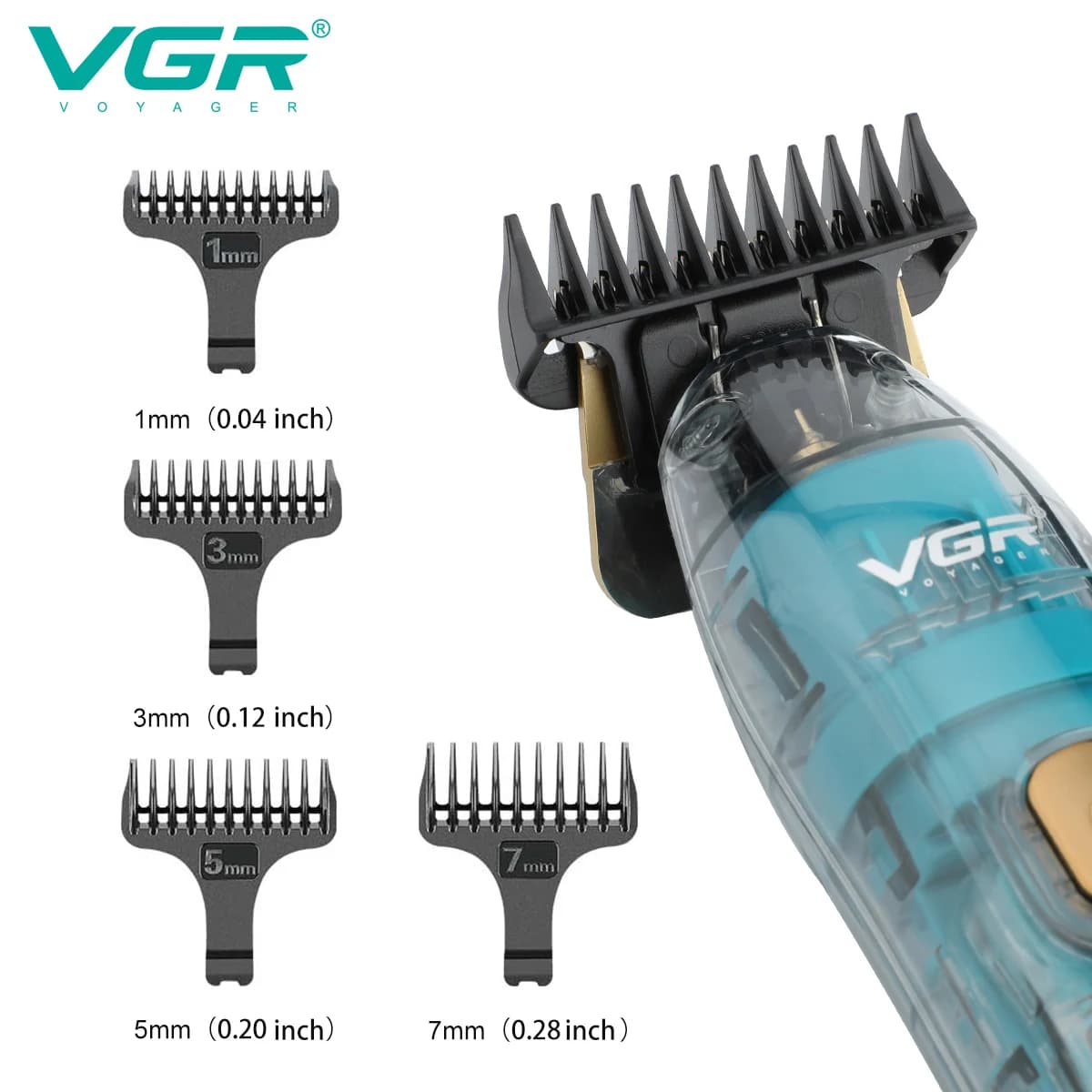 Original VGR tondeuse à cheveux professionnelle pour hommes tondeuse à barbe électrique tondeuse à c