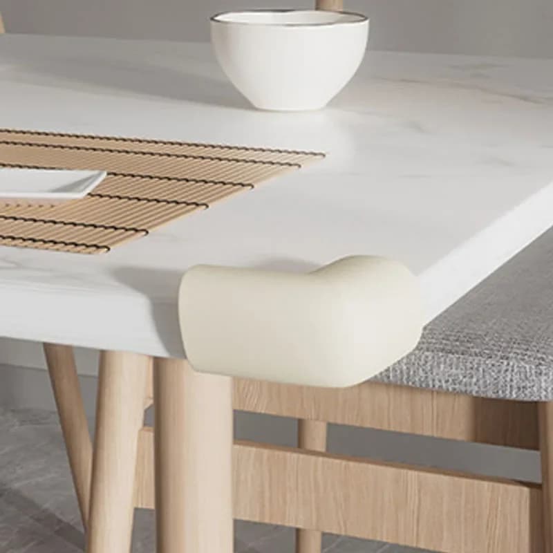 Protections d'angle souples pour bébé, 4 pièces, protection d'angle de Table pré-adhésive pour meubl