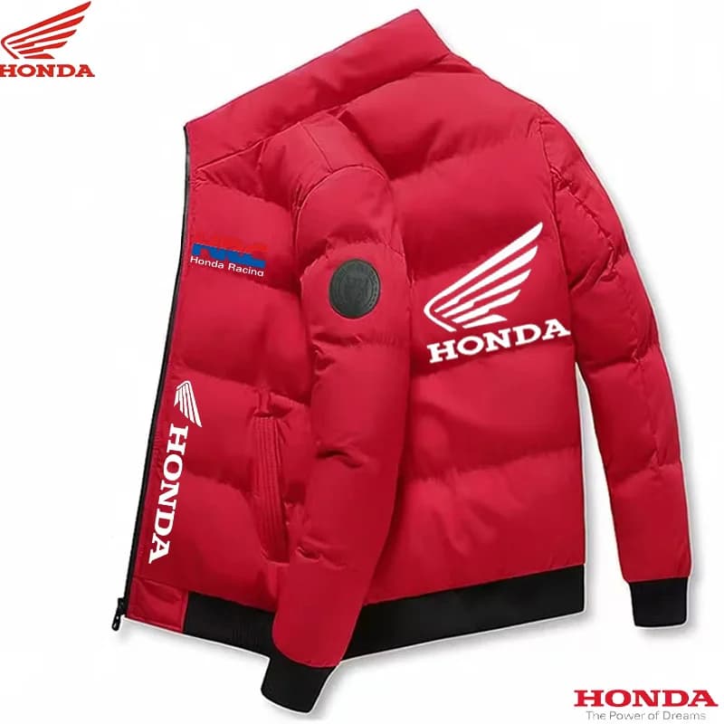 Honda veste en coton chaud décontracté hiver moto veste de sport hommes qualité extérieur veste épai