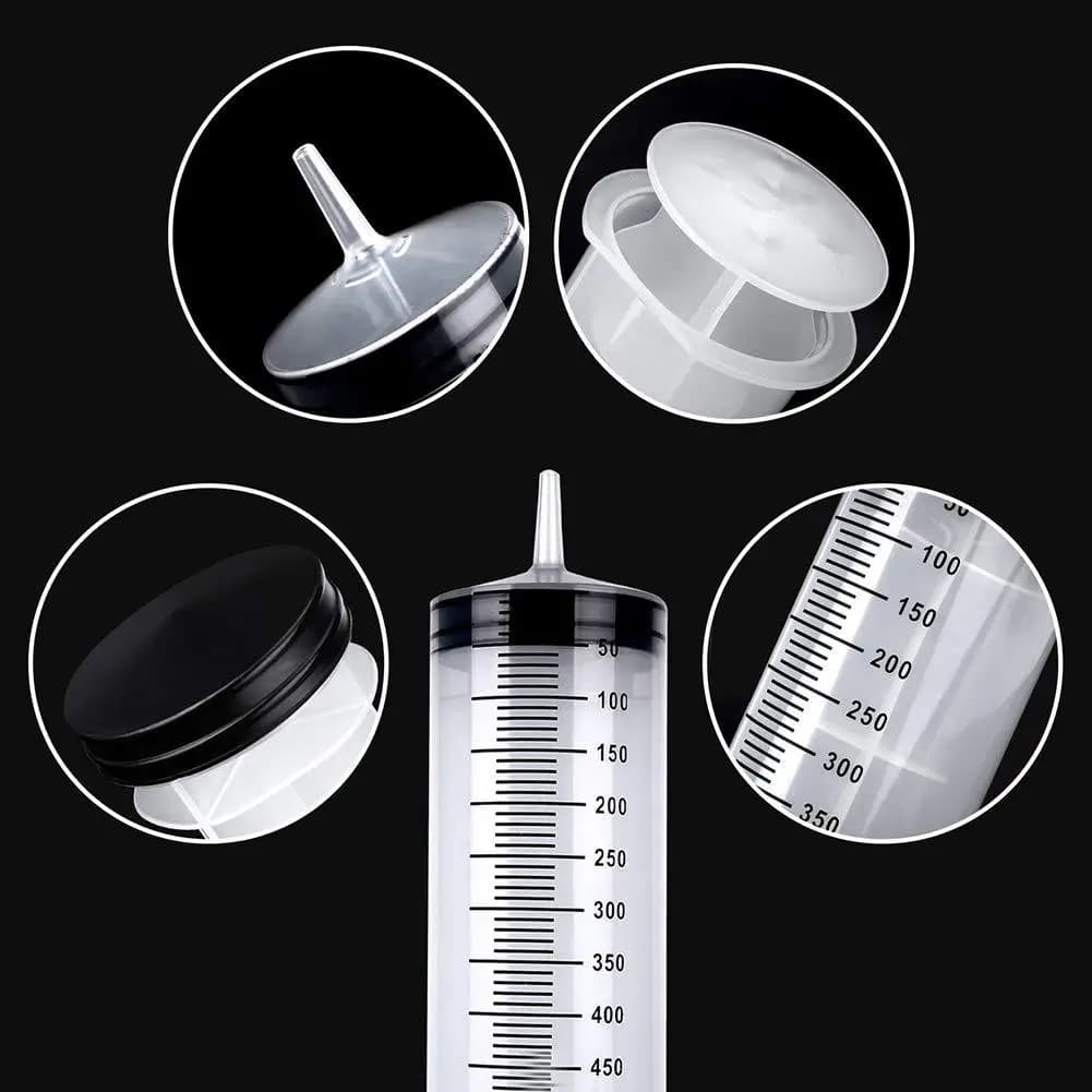 Seringue multifonction 100ml-550ml, grande capacité avec pompe à tuyau de 100cm, injecteur lavable d