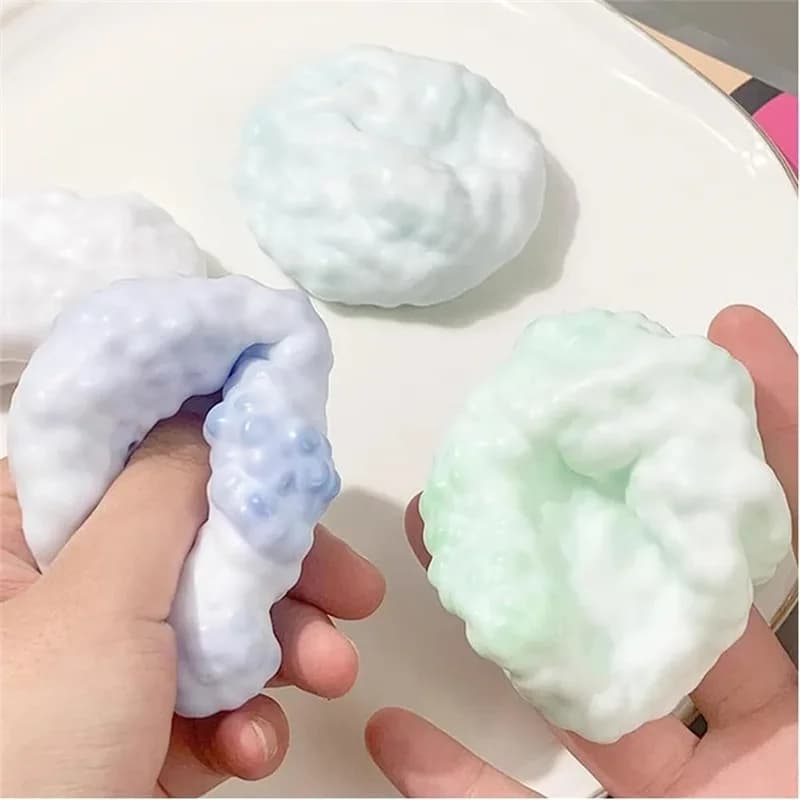 Squishies sous vide façonnable, boule de sable, balle anti-Stress en raisin, balle bruyante, jouet a