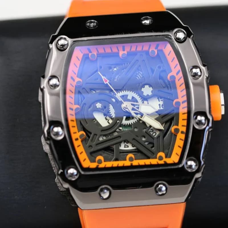 Montres pour hommes, marque de luxe légère, tendance de beauté dominatrice, pentagramme lumineux en 