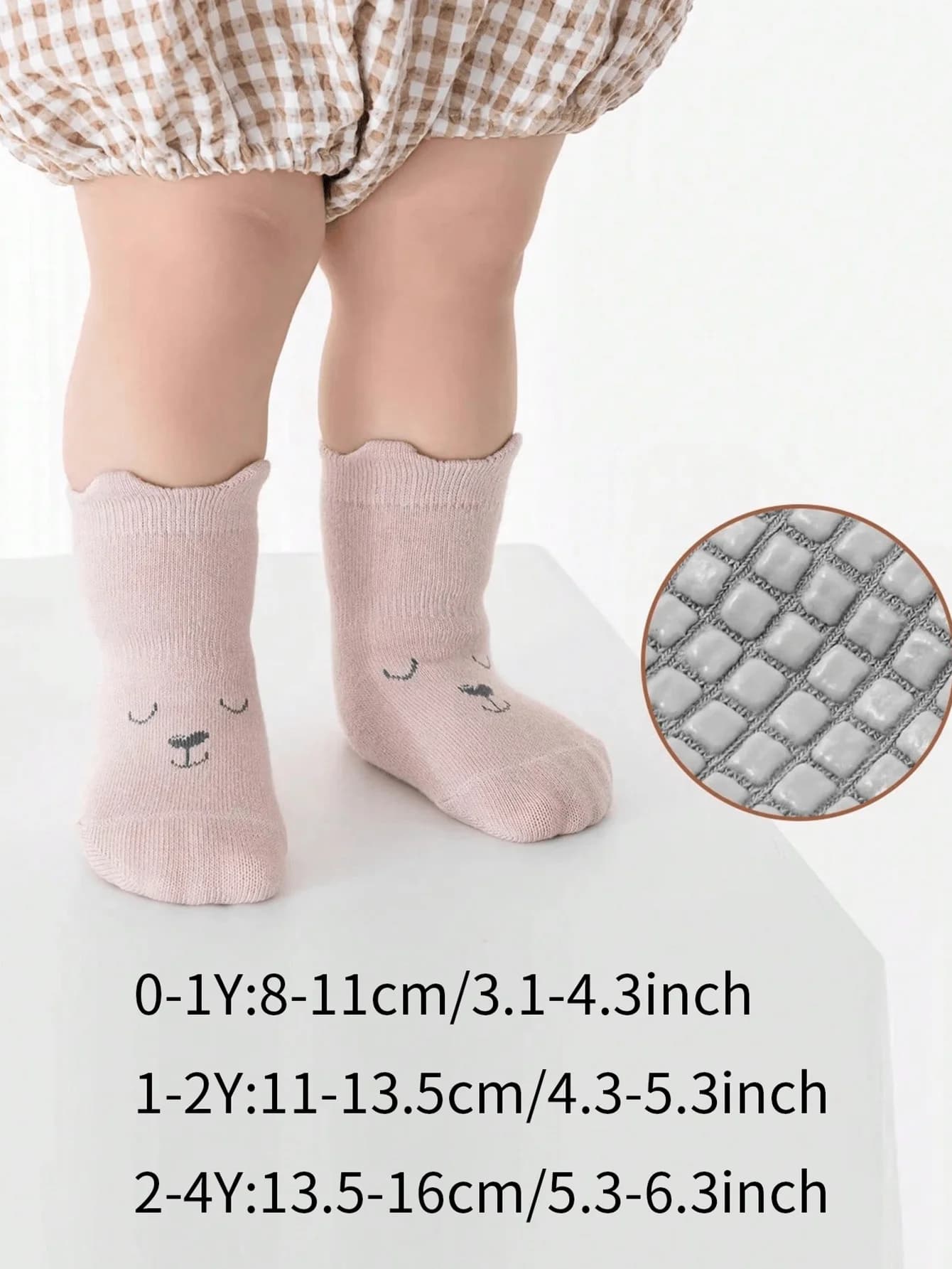 5 paires de chaussettes de sol pour bébé, toutes saisons, antidérapantes, pour enfants en bas âge, f