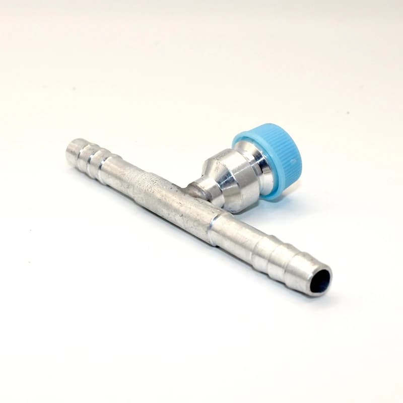 Raccord de tuyau en caoutchouc de climatisation automobile, raccord en aluminium, raccord direct en 