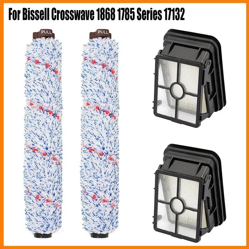 Filtre Hepa pour aspirateur Robot Bissell Crosswave 1868 1785 série 17132, accessoires de brosse en 