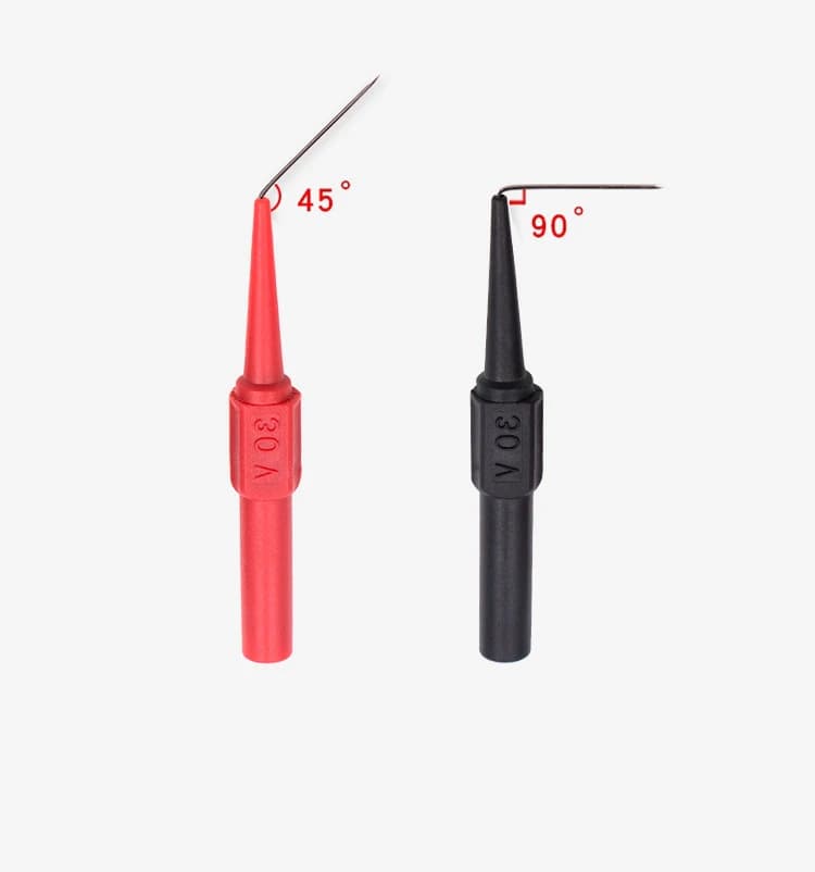 4 pièces 30V outils de Diagnostic multimètre Test plomb extension dos Piercing aiguille pointe sonde