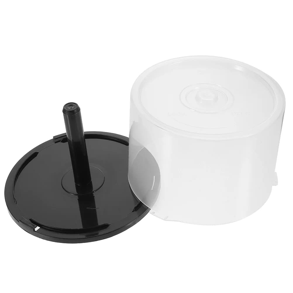 Seau de stockage disques Dvd ganizer conteneur de Cd vide support de stockage en plastique support d