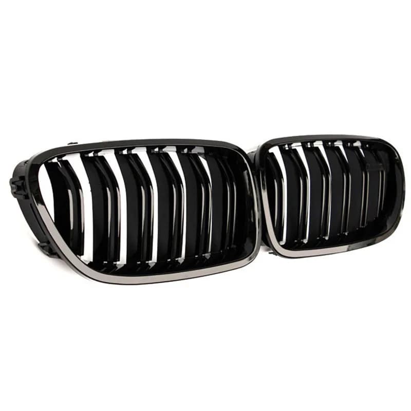 Pulleco-Calandre Avant de Voiture Noire Brillante, pour BMW Série 5 F10 F11 F18 520 523 525 520d 530