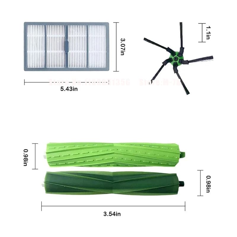 Sac à poussière pour aspirateur Robot iRobot Roomba S9 9150 S9 + Plus, rouleau principal de haute qu