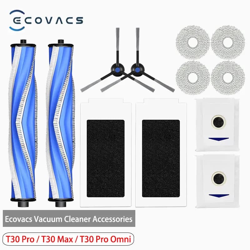 Pour Ecovacs Debot T30 Pro Omni /T30 Max / YEEDI M12 Pro + accessoires brosse latérale principale fi