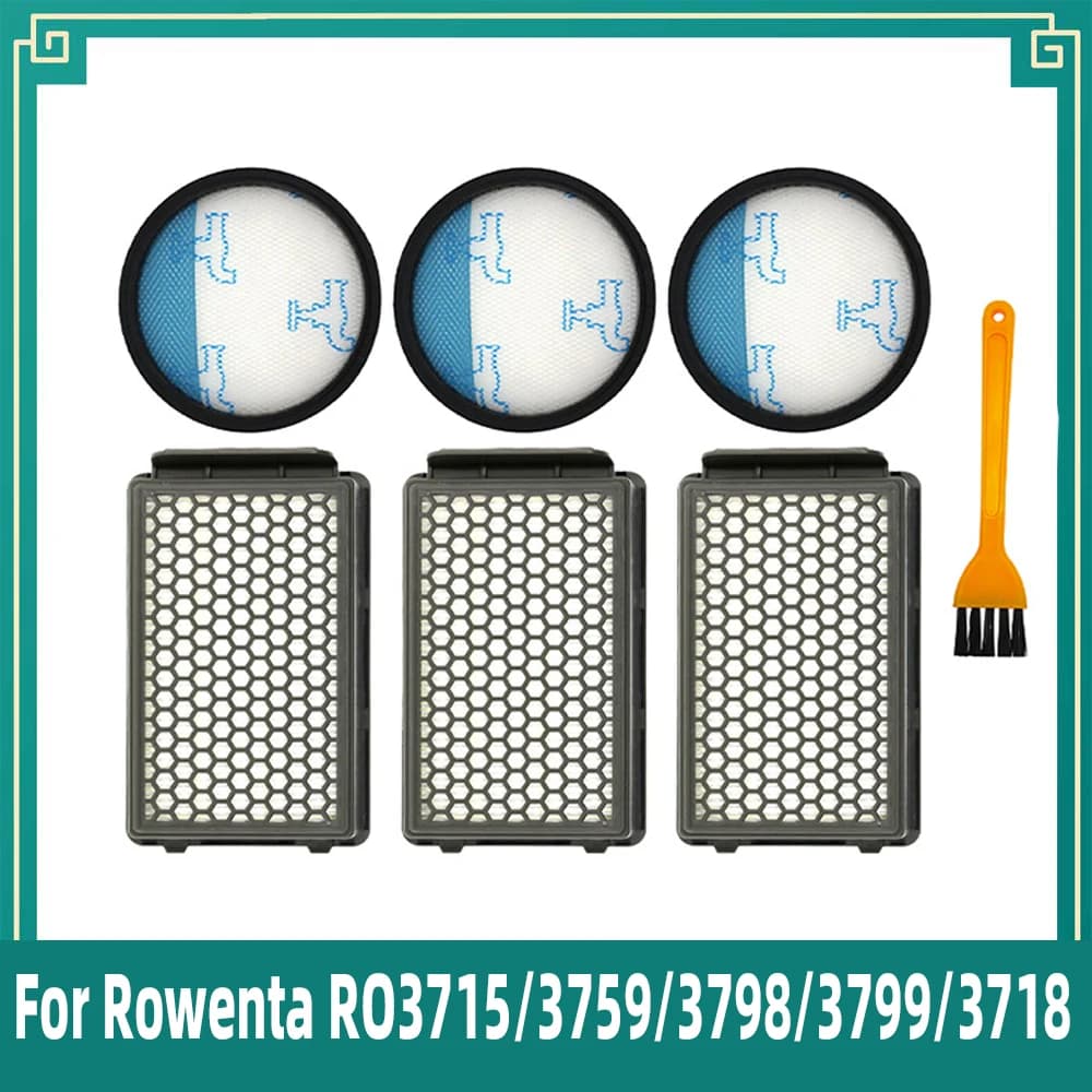 Compatible avec Rowenta RO3715/3759/3798/3799/3718 Samurai SG3751WA Pièce de Filtre HEPA de Rechange
