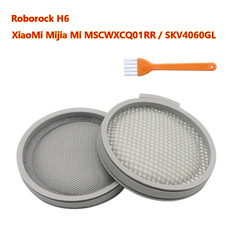 Pièces de rechange pour aspirateur à main XiaoMi Mijia Mi SKV4060GL/Roborock H6, filtre HEPA lavable