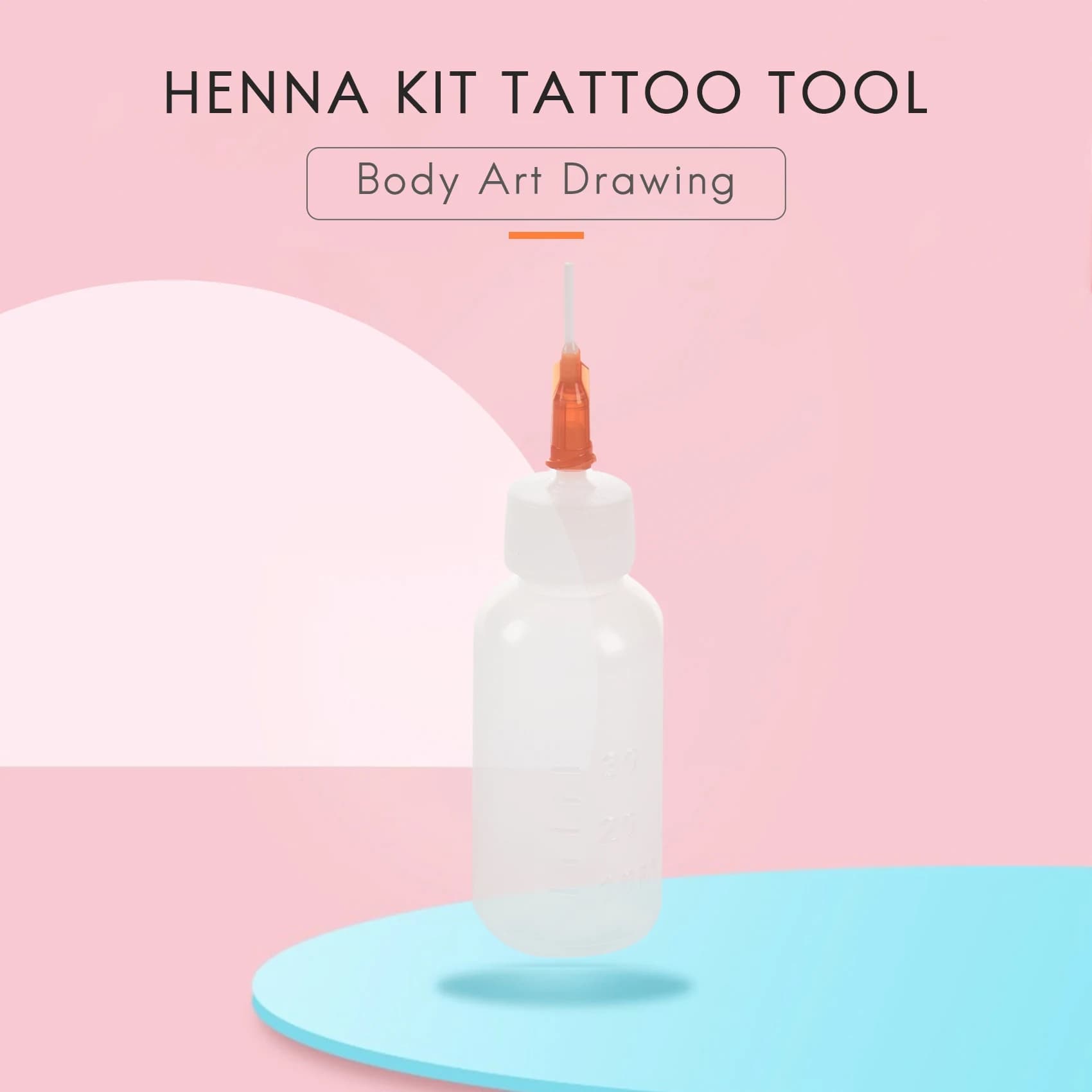 Kit de buses applicateur de henné, pâte HI, tatouage, art corporel, outil de dessin, ensemble de 16 