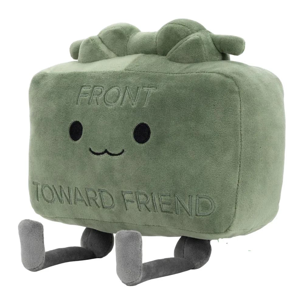 Poupée en peluche Claymore de 20CM, poupée carrée verte Kawaii, accessoires d'oreiller, modèle de Co