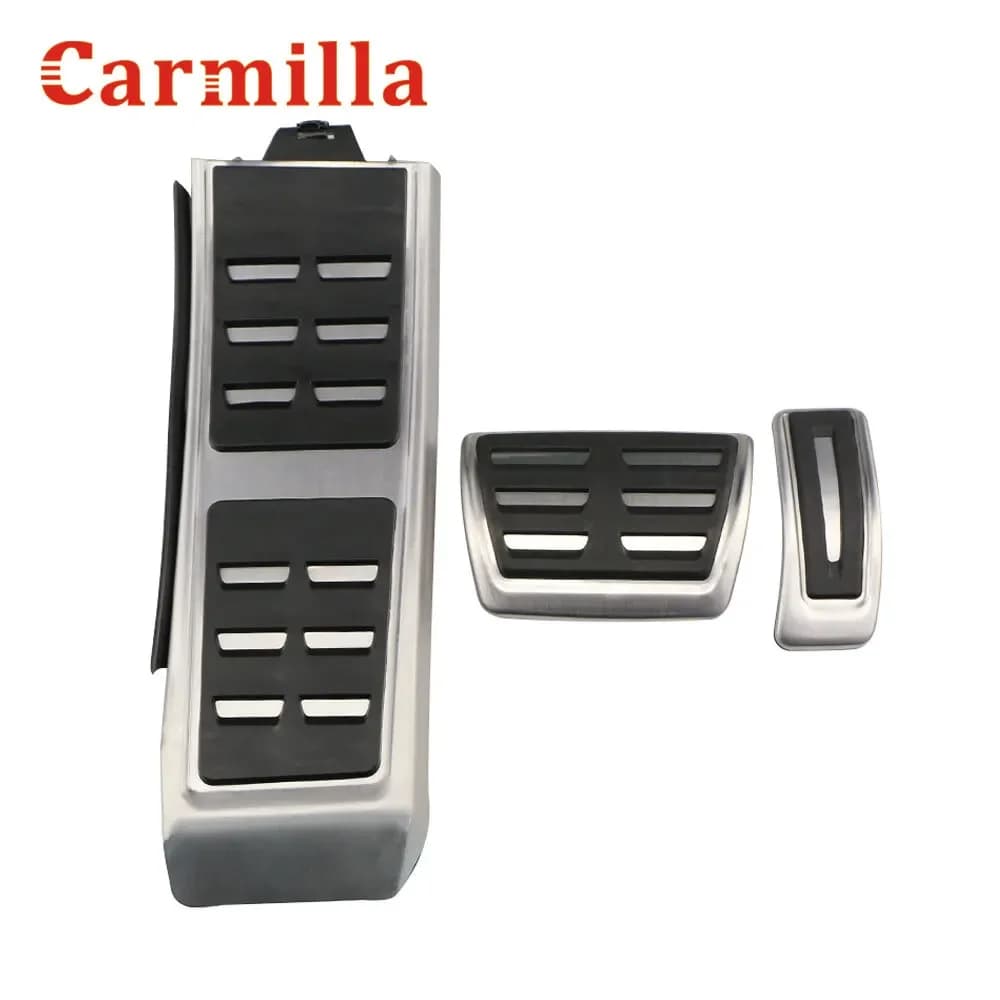 Carmilla – pédales de voiture pour Audi A4 B8 A6 A7 A8 S4 RS4,A5 S5 RS5 8T Q5 SQ5 8R, couvercle de p