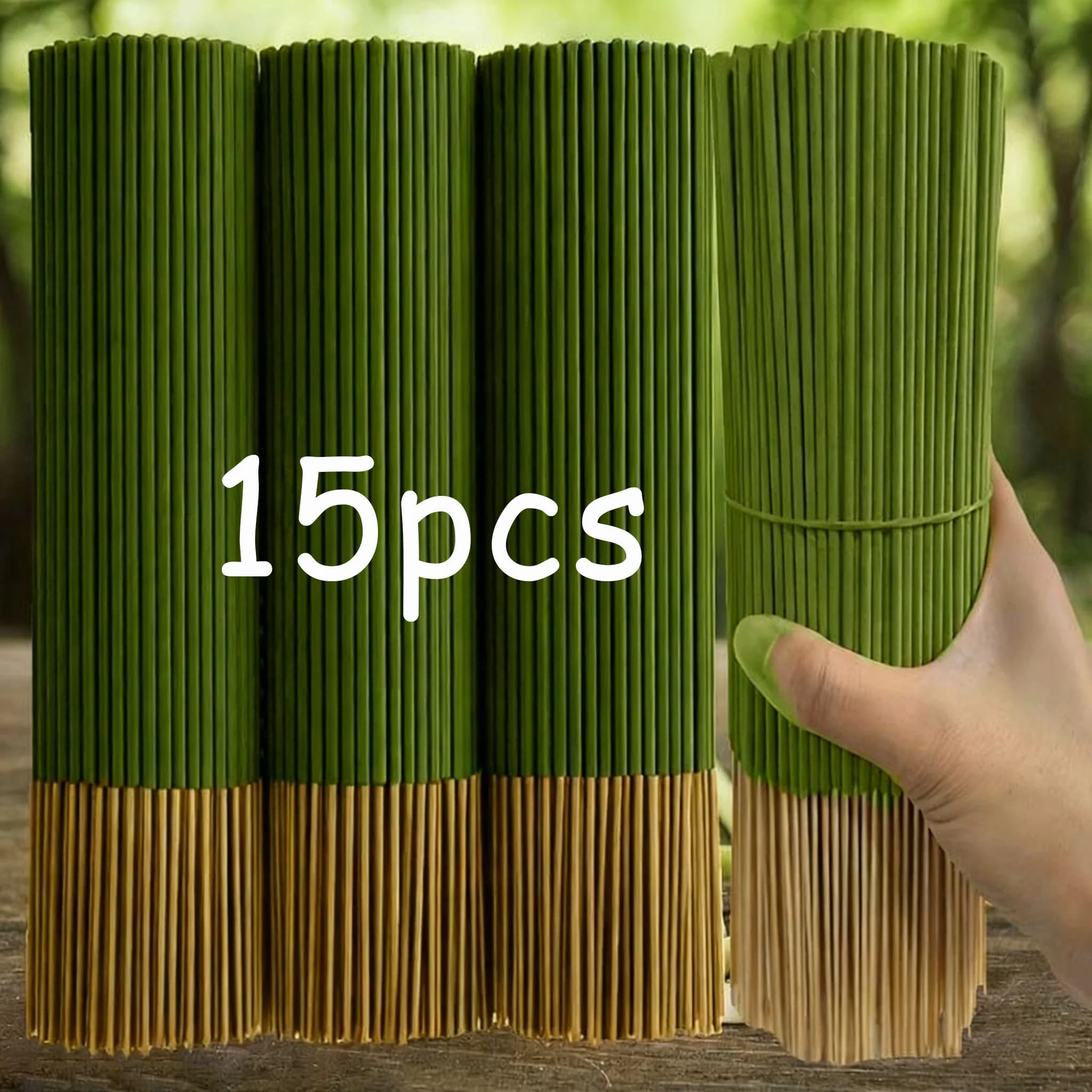 Bâtons de citronnelle qui étendent l'heure de combustion, parfum artificiel quatre saisons en bois, 