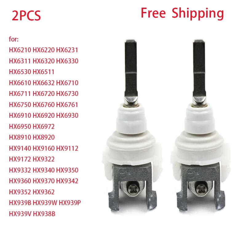 Têtes de rechange pour brosse à dents électrique Philippe macicare HX6970/HX9360/HX6930, 2 pièces