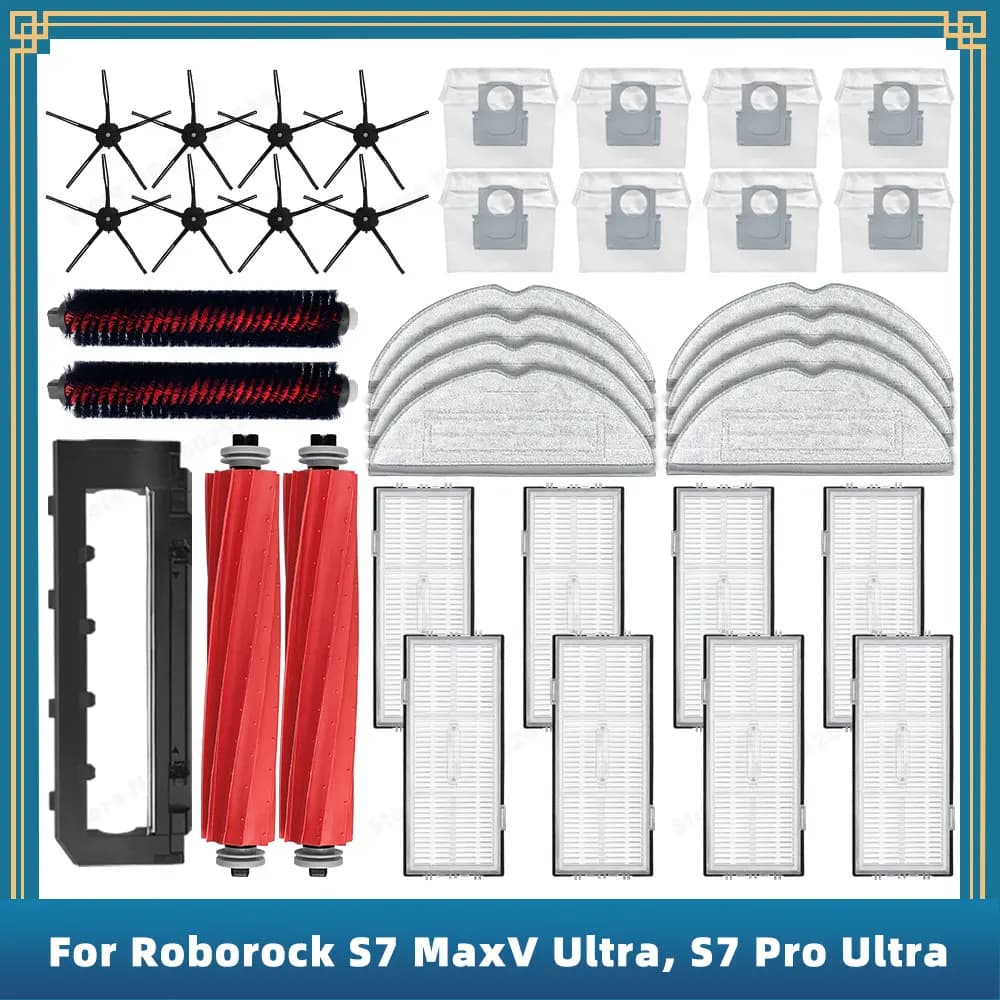 Accessoires de rechange pour Roborock S7 Max Ultra / S7 MaxV Ultra / S7 Pro Ultra, pièces détachées,
