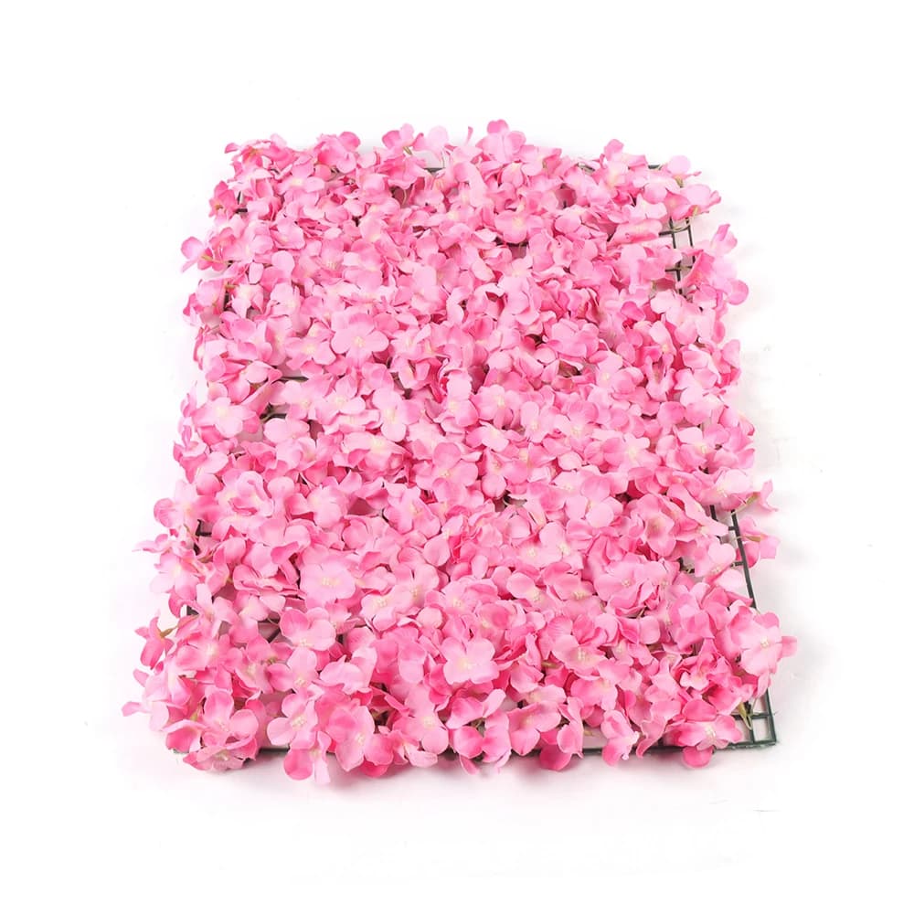 Panneaux Muraux de Fleurs Roses Artificielles, Polymères Muraux de Fleurs InjRose, pour Décoration M
