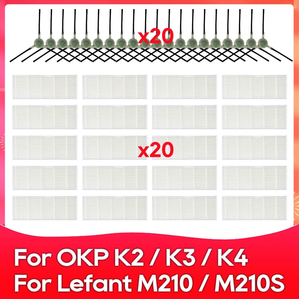 Pièces de rechange pour aspirateur robot Lefant M210 / M210S / M210B / OKP K2 / K3, accessoires, bro